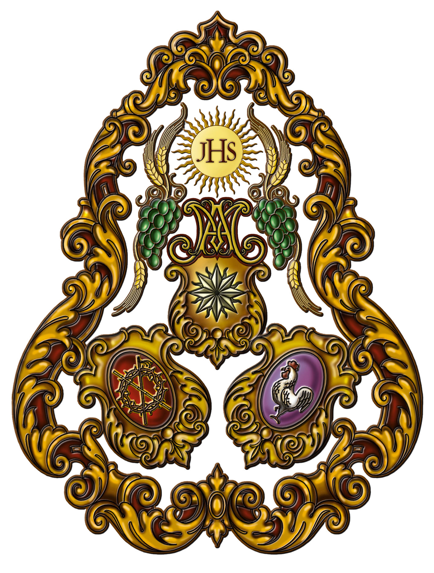Hermandad Sacramental del Dulce Nombre de Jesús y Cofradía de Nazarenos del Santísimo Ecce Homo, Nuestro Padre Jesús de la Redención ante Caifás, Negaciones y Lágrimas de San Pedro y Nuestra Señora de la Estrella