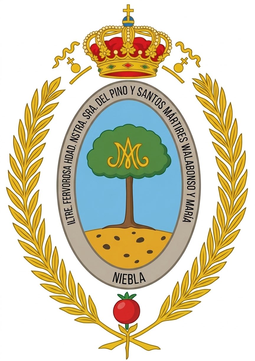 Ilustre y Fervorosa Hermandad de la Santísima Virgen del Pino y de los Santos Mártires Walabonso y María, Patronos y Protectores de la Ciudad de Niebla